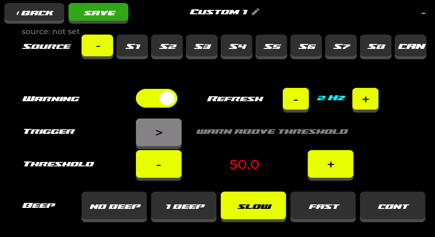 Custom channels