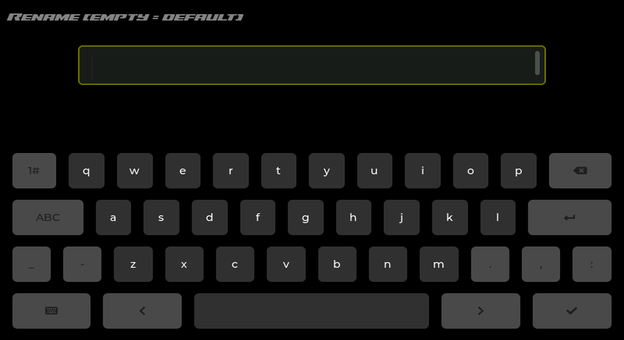 On-screen keyboard